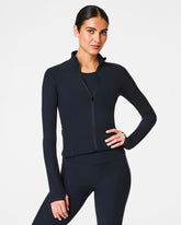 SPANXsmoothâ„¢ OnForm Full Zip Jacket | Very Black